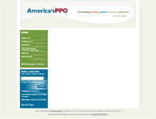 Tablet Screenshot of americasppo.com